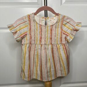 Cat & Jack Small (6/6x) Striped Tee
